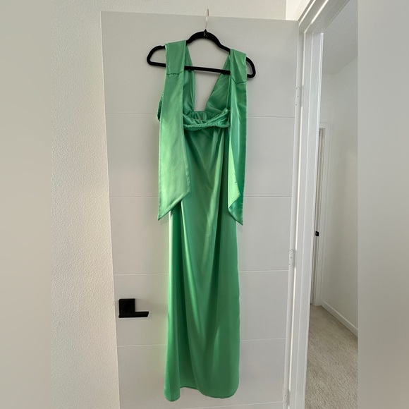 Show me your mumu Adele halter green gown dress formal wedding event party S - Picture 11 of 16